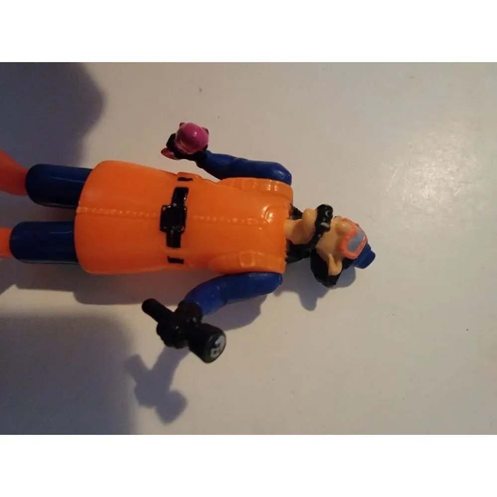 Vintage Burger King 1991 Under Water Scuba Go Inspector Gadget Action Figure